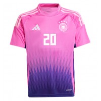 Camiseta Alemania Benjamin Henrichs #20 Segunda Equipación Replica Eurocopa 2024 mangas cortas